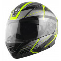 Moto helma Yohe 950-16 černá / Fluo