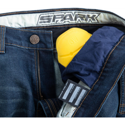 Pánské džínové moto kalhoty SPARK BODDIE, modré