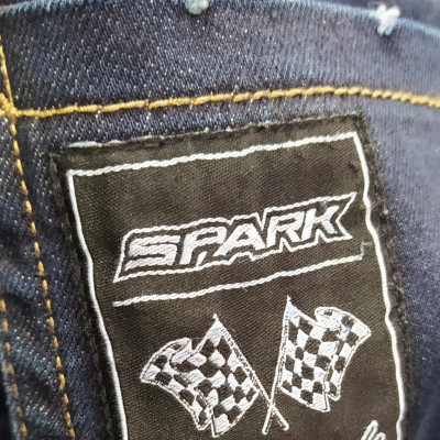 Pánské džínové moto kalhoty SPARK ECHO, modré