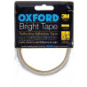 Reflexní samolepící páska Bright Tape, OXFORD (šedá reflexní, délka 4,5 m, šířka 10 mm)