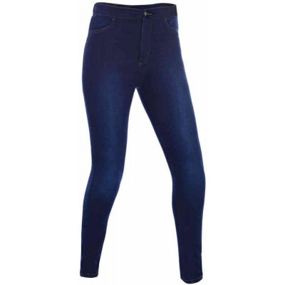 ZKRÁCENÉ kalhoty SUPER JEGGINGS 2.0, OXFORD, dámské (modré indigo)