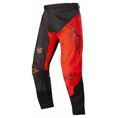 Kalhoty RACER SUPERMATIC, ALPINESTARS (černá/červená)
