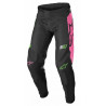 Kalhoty RACER COMPASS, ALPINESTARS, dětské (černá/zelená neon/růžová fluo)