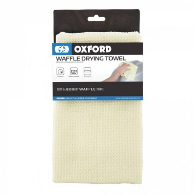 Utěrka z mikrovlákna WAFFLE DRYING TOWEL určená pro sušení a otírání povrchů, OXFORD (80 x 40 cm, žlutá)