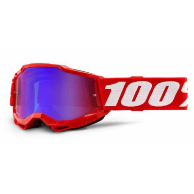 ACCURI 2 100% - USA , dětské brýle červené - zrcadlové červené/modré plexi